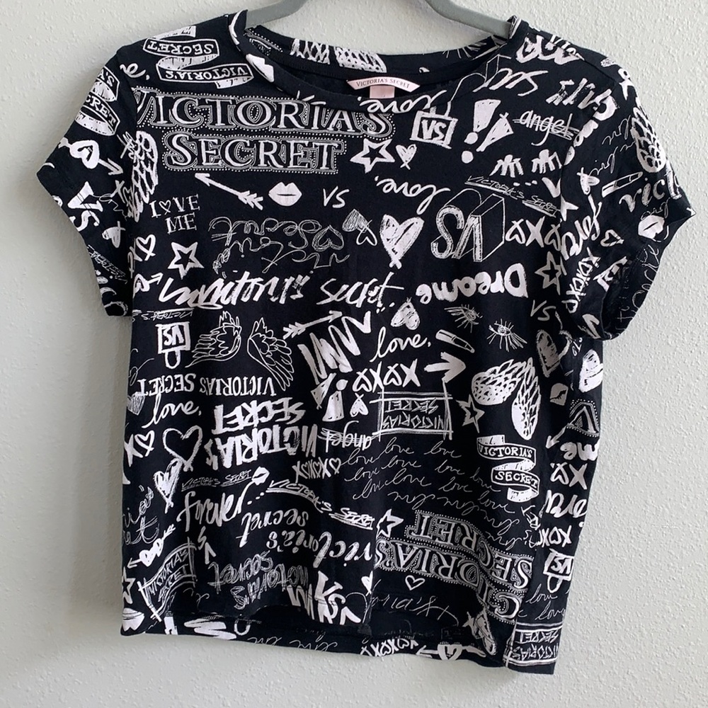 Victoria Secret Graffiti Top